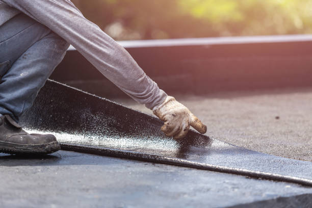 Professional Vapor Barrier Installation technician working in Hebron, IN